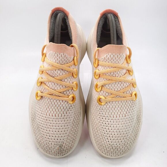 Allbirds Tree Dasher Lace Up Athletic Running Shoe Womens Size 9.5 White Orange - Picture 2 of 9